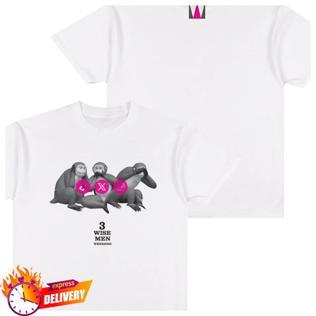 Complex Store Merch Fragment X Weekend Sequel - 3 Wise Men Tee