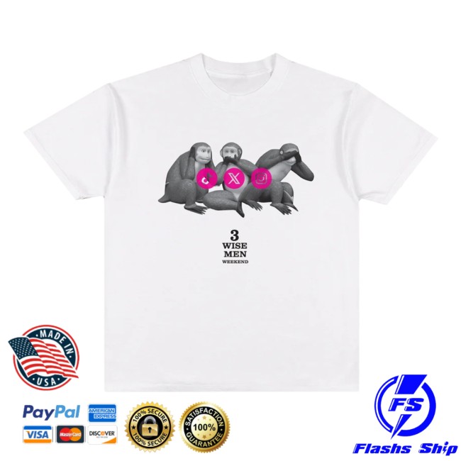 Complex Store Merch Fragment X Weekend Sequel - 3 Wise Men Tee